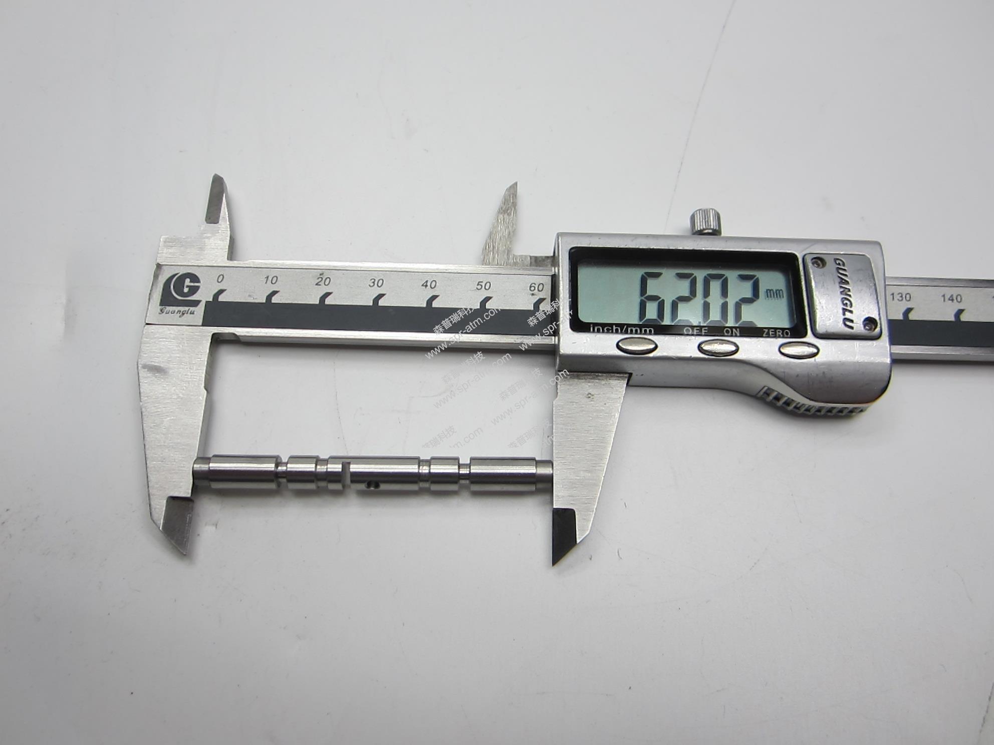 6040W双卷暂存入钞口上部金属传动轴（短）（长62mm 直径6mm）-ATM配件
