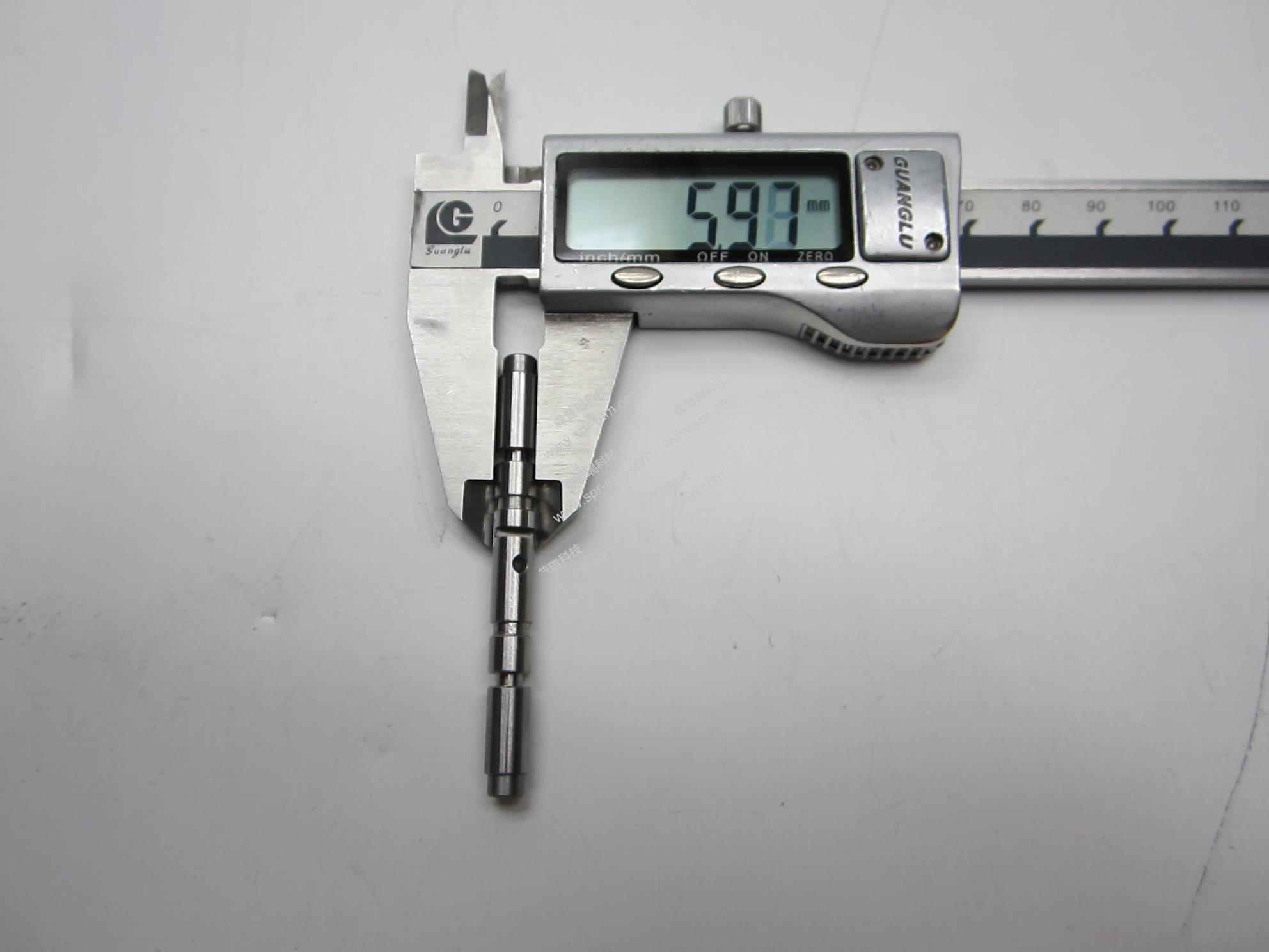 6040W双卷暂存入钞口上部金属传动轴（短）（长62mm 直径6mm）-ATM配件
