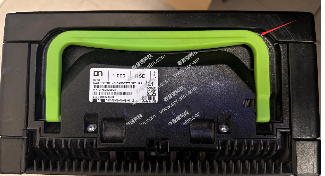 RM4V循环钞箱绿色把手